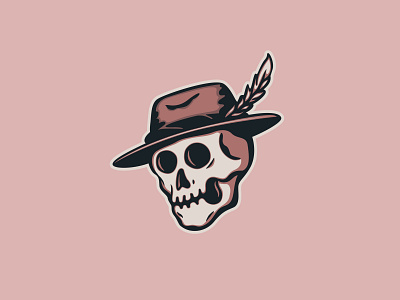 Skull Sticker