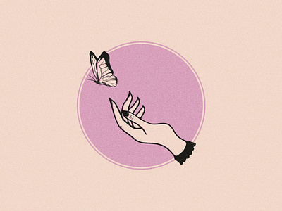 Letting Go branding butterfly design graphic design hands illustration logo photoshop vector