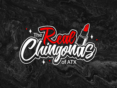The Real Chingonas of ATX Logo branding design graphic design illustration logo screenprint t-shirt design vector