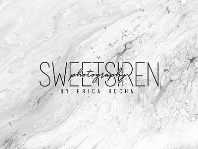 Sweet Siren Photography Logo branding design graphic design illustration logo screenprint t-shirt design typography vector