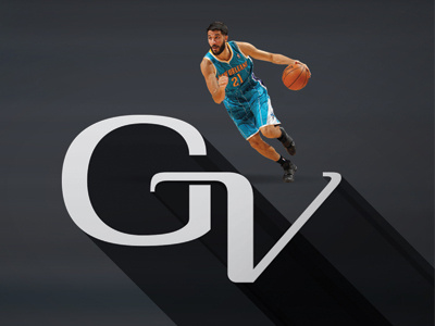 Greivis Vasquez logo basketball greivis gv lettering logo nba vasquez