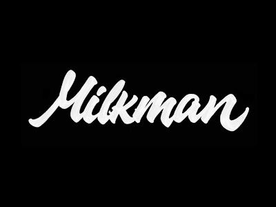 Milkman logo brush brushpen calligraphy custom fabercastell joluvian lettering milkman tombow type