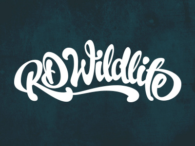 RD Wildlife final Logo brush brushpen calligraphy custom fabercastell joluvian lettering tombow type wild