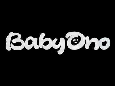 Baby Ono baby brus calligraphy joluvian lettering maker ono poland