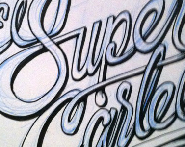 El Super Cartel calligraphy cartel lettering poster typography