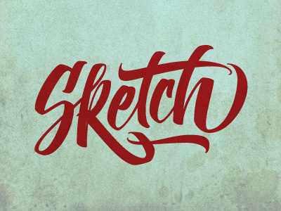 Sketch brands brushpen calligraphy game lettering vector