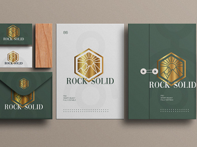_ROCK SOLID_ animation branding graphic design logo logo design motion graphics