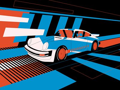 930 animation car graphic design motion graphics porsche racing speed ui