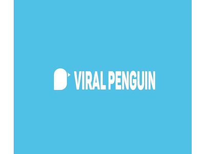 Viral Penguin Logo design branding logo design penguin simple design vector