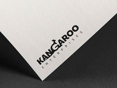 Kangaroo Logo branding design graphic design illustration logo typography vector