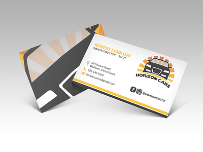 Horizon Cars - Logo & Business Cards brand management branding business card business cards design graphic design logo vector