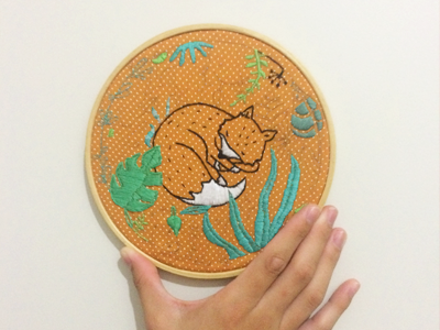 Foxy Embroidery bordado embroidery fox foxy raposa