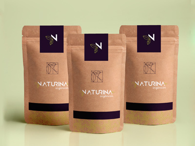 Naturina package branding naturina organics package