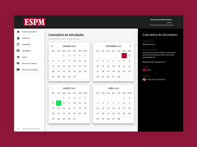 Blackboard calendar redesign blackboard calendar espm redesign