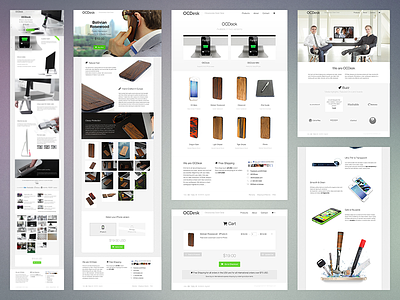 OCDesk new web site clean e commerce header minimal ocdesk responsive shop shopify site store website white