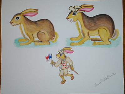 Uncle Rabbit - Character book bunny cuentoinfantil design drawing fantasy illustration ilustracion rabbit watercolor