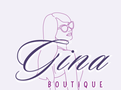 Logo - Gina Boutique boutique clothing fashion logo store