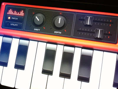 Synthesizer synthesizer ui