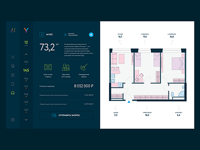 Residential complex in the South-West of Moscow complex estate flat living plan site website