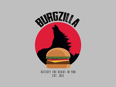 Burgzilla branding burger burger food burger restaurant food graphic design logo logo design logo package restaurant ui
