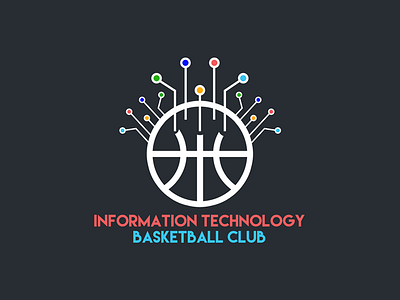 ITBC Logo basketball logo hoops logo it tech technology