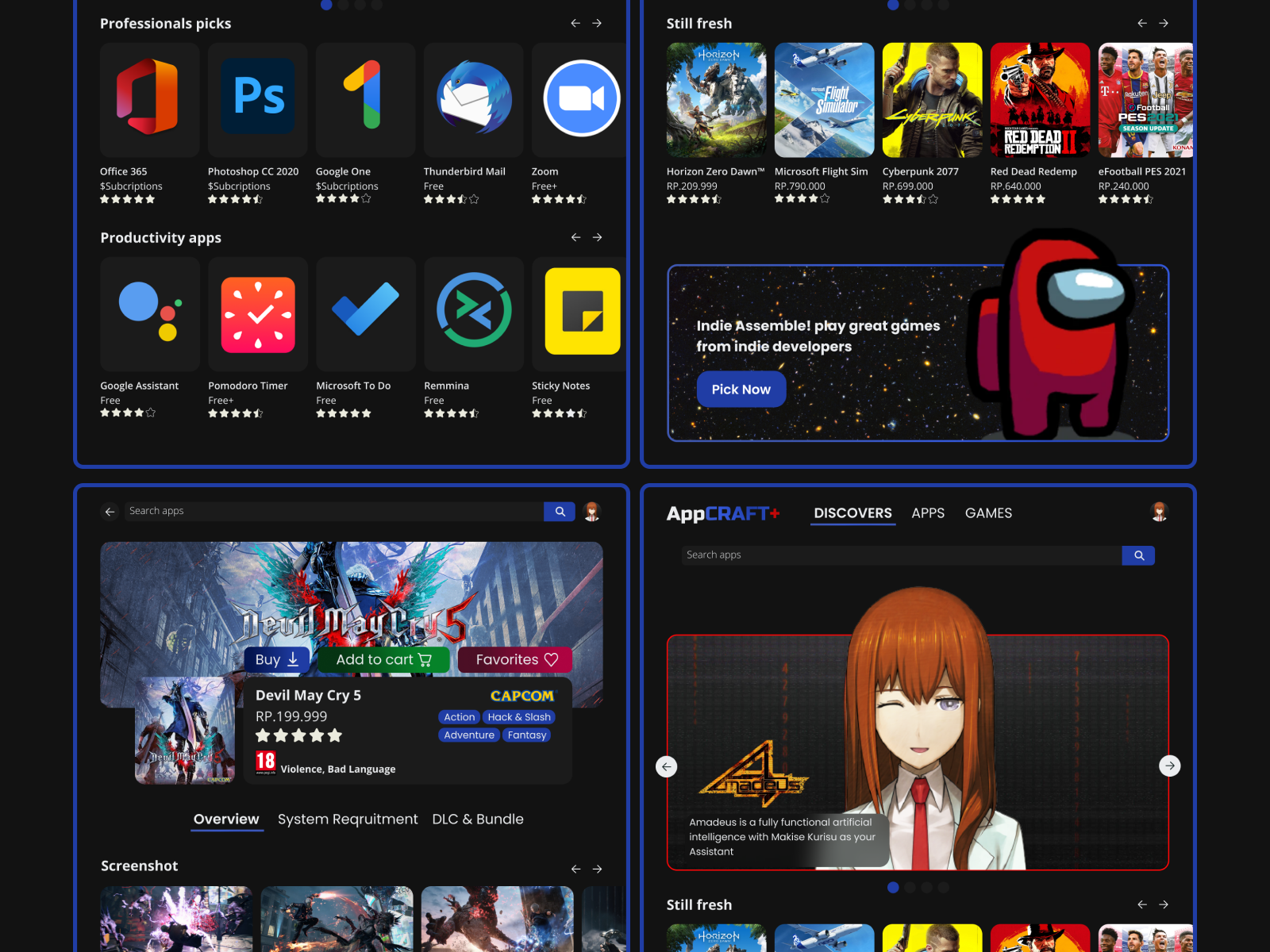 App Store UI Design by Bintang Danuarta on Dribbble