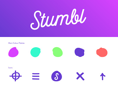 Stumbl Icons branding concept guide haus of west icons illustrations logo logodesign stumbl stumble walk