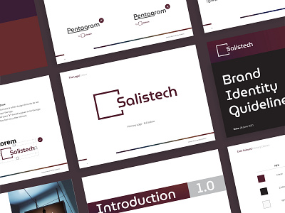 Salistech - Brand Identity for Technology Company brand design brand guide brand guidelines brand identity brand mockup branding design graphic design identity design logo logo design mockup styleguide vector