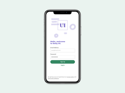 Daily UI #1 – Signup daily ui 001 signup
