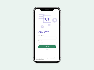 Daily UI #1 – Signup