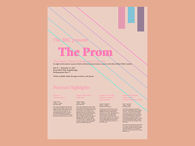 The Prom - Typography Swiss Design
