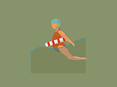 Swiming dribble