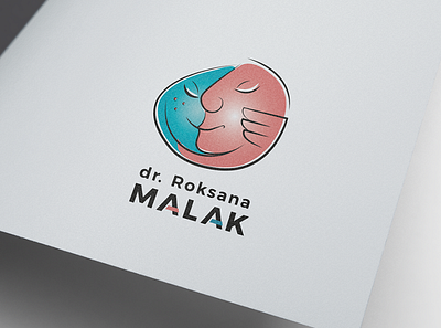 Roksana Malak logo branding design graphic illustration logo vector