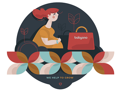 Gift card_2 character design graphic graphic design illustration vector woman