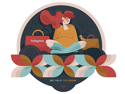 Gift card_5 design graphic graphic design illustration vector woman