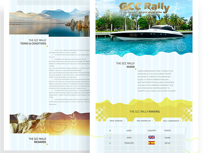 landing page_rally graphic landing page project web