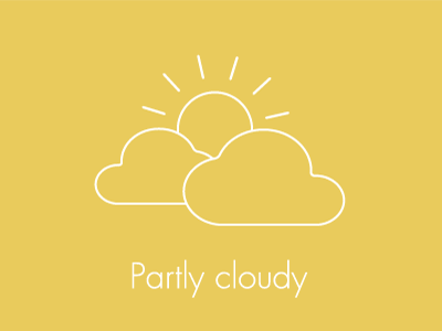 cloud cloudy partly