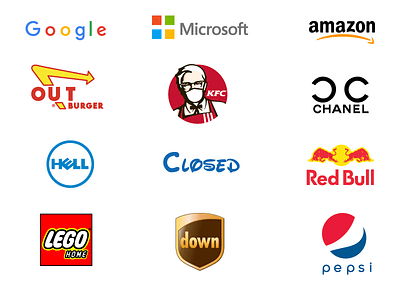 COVID19 & Social Distancing impact brand logos