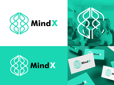 Mind X bold brand brand identity branding branding design creative logo custom logo design identity identitydesign logo logodesign logodesigner logomark logos mind modern logo monogram x