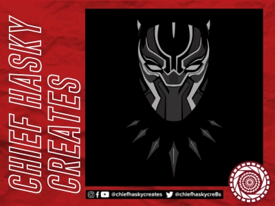 WAKANDA FOREVER animation branding design graphic design logo motion graphics