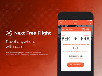 Travel App android app banner booking ios promo typography ui