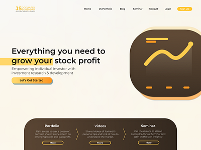 Financial UI Website Design branding design graphic design ui uiux ux website