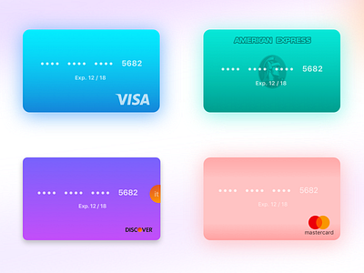 Credit Cards for our payments SDK by Onur Hasbay on Dribbble