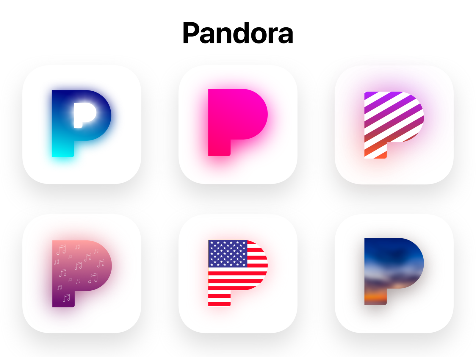 New IOS Pandora Icons - Concept By Onur Hasbay On Dribbble