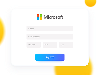 Simple Checkout Page