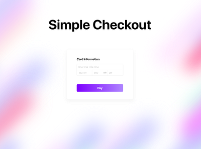 Dreamy Checkout Page checkout checkout form checkout page checkout process clean design finance form forms minimalistic money payment payment form shopping shopping cart ui ux web web design website