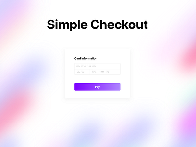 Dreamy Checkout Page