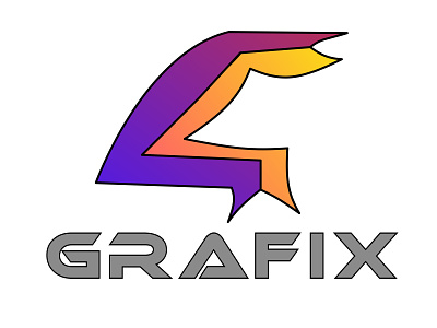 Grafix Logo 3d animation app branding design graphic design illustration logo typography ui