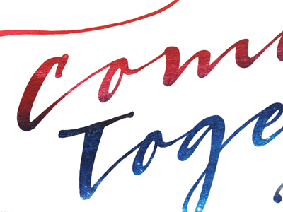 Come Together "Sneak Peak" church america red white blue type come together usa
