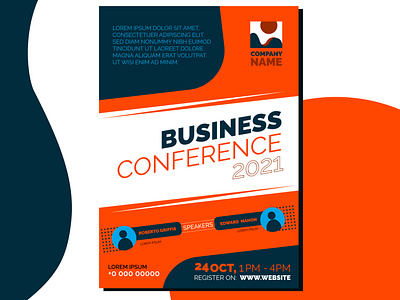 Business Conference Template Design.